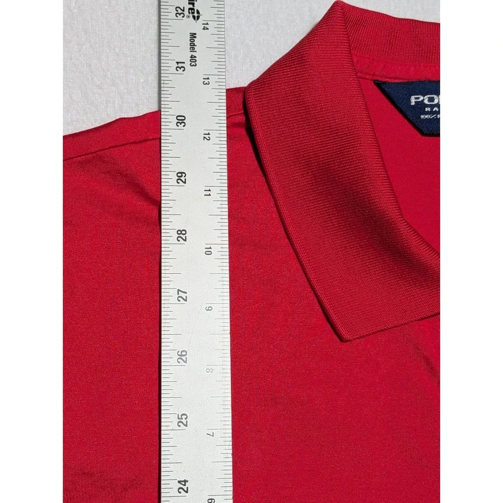 Polo Golf Ralph Lauren Red Polo Shirt Men's Large Classic‎ Preppy Golf